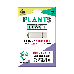 Carson-Dellosa Education In a Flash USB, Plants, Ages 5-8, 191 Pages (109565)