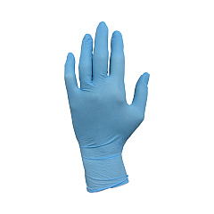 Proworks Exam Grade Disposable Nitrile Gloves, Powder-free, Large, Blue, 100/box, 10 Boxes/carton