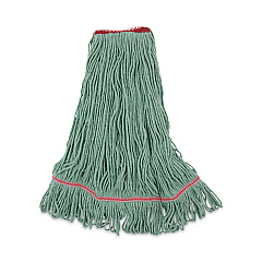 Boardwalk Mop Head, Premium Standard Head, Cotton/Rayon Fiber, Large, Green (BWK503GNNB)