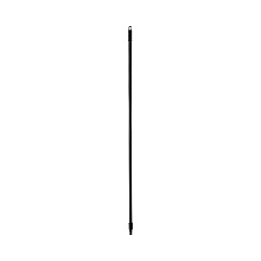 Boardwalk Fiberglass Broom Handle, Nylon Plastic Threaded End, 1" dia x 60", Black (BWK636)