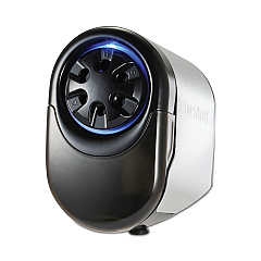 Bostitch QuietSharp Glow Classroom Electric Pencil Sharpener, AC-Powered, 6.13 x 10.69 x 9, Silver/Black (EPS11HC)