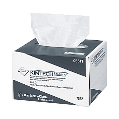 Kimtech Precision Wipers, POP-UP Box, 1-Ply, 4.4 x 8.4, White, 280/Box, 60 Boxes/Carton (05511)