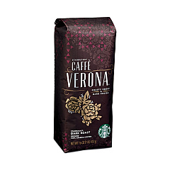 Starbucks Coffee, Caffe Verona, 1 lb Bag, 6/Carton (11018131CT)