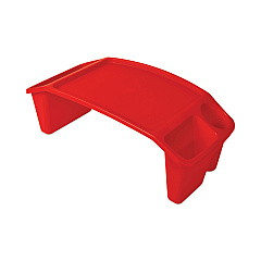 deflecto Antimicrobial Lap Desk, 23.35w x 12d x 8.53h, Red (39502RED)
