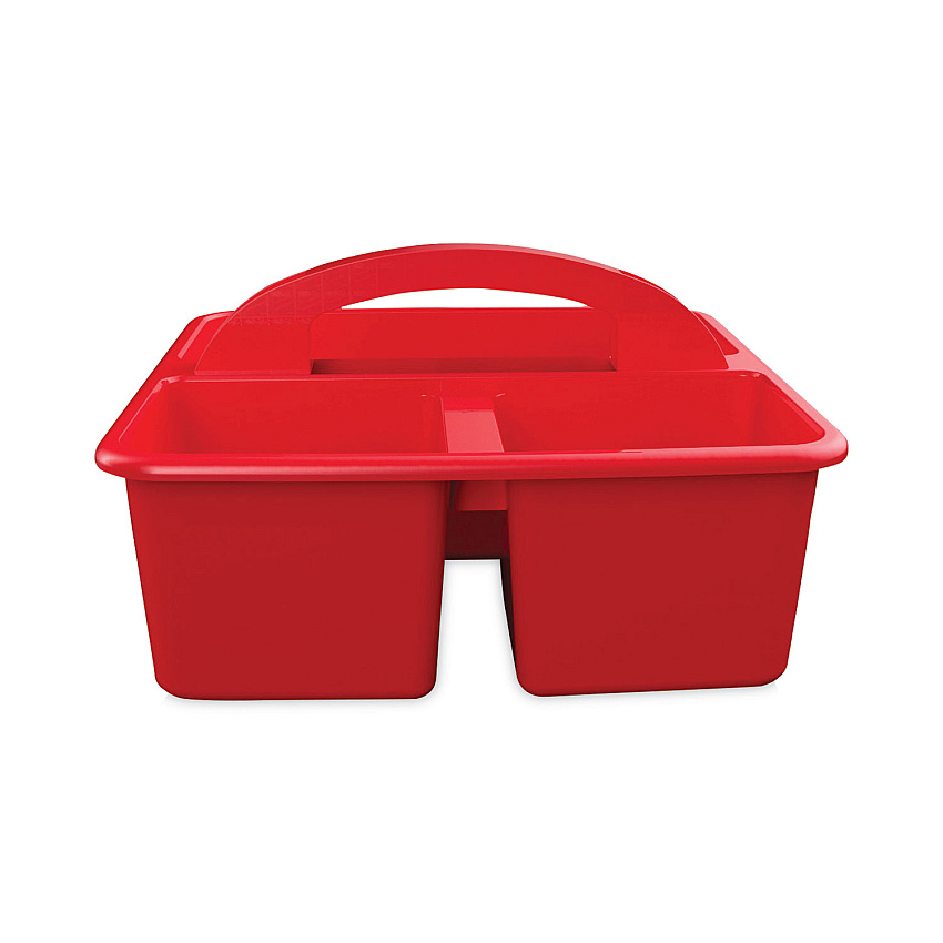 deflecto Antimicrobial Creativity Storage Caddy, Red (39505RED)