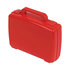 deflecto Little Artist Antimicrobial Storage Case, Red (39506RED)