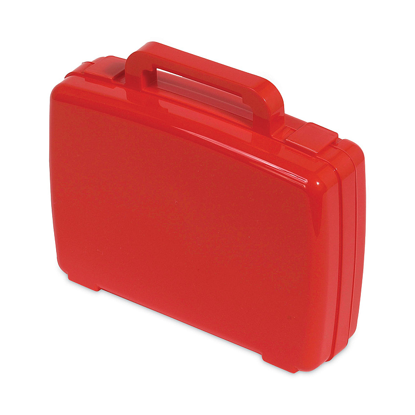 deflecto Little Artist Antimicrobial Storage Case, Red (39506RED)