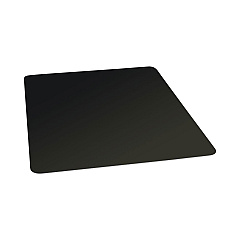 ES Robbins Floor+Mate, For Hard Floor to Medium Pile Carpet up to 0.75", 46 x 48, Black (121542)