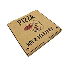 BluTable Pizza Boxes, 14 x 14 x 1.75, Kraft, 50/Pack (661631253328)