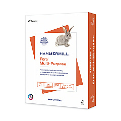 Hammermill Fore Multipurpose Print Paper, 96 Bright, 24 lb Bond Weight, 8.5 x 11, White, 500 Sheets/Ream (103283RM)