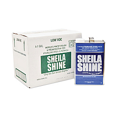 Sheila Shine Low VOC Stainless Steel Cleaner and Polish, 1 gal Can, 4/Carton (SSCA128)