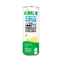 Bubbl'r Antioxidant Sparkling Water, Lemon Lime Twist'r, 12 oz Can, 12 Cans/Carton (WIC60014)