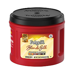 Folgers Coffee, Blonde Silk, 22.6 oz Canister (SMU20433)