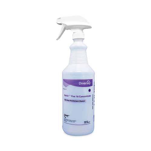 Diversey Oxivir Five 16 Concentrate Replacement Bottle, 32 oz, White (9D12226631)