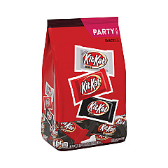 Kit Kat Assorted Snack Size Candy Bars Party Bag, Assorted Flavors, 31 oz Bag (HEC93890)