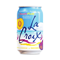 LaCroix Sparkling Water, Beach Plum, 12 oz Can, 12 Cans/Pack, 2 Packs/Carton (NAV40114)