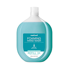 Method Foaming Hand Soap Refill Bottle, Waterfall, 28 oz Bottle (328107)