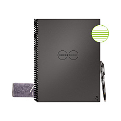 Rocketbook Core Smart Notebook, Medium/College Rule, Gray Cover, 11 x 8.5, 16 Sheets (EVR2LRCCIG)