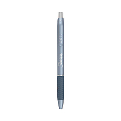 Sharpie S-Gel Fashion Barrel Gel Pen, Retractable, Medium 0.7 mm, Black Ink, Frost Blue Barrel, 4/Pack (2126213)