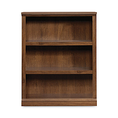 Sauder Select Collection Bookcase, Three-Shelf, 35.27w x 13.3d x 43.78h, Oiled Brown (410372)