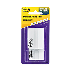 Post-it Tabs Tabs, Lined, 1/5-Cut Tabs, White, 2" Wide, 50/Pack (686F50WH)