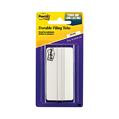 Post-it Tabs Tabs, 1/3-Cut Tabs, White, 3" Wide, 50/Pack (686F50WH3IN)