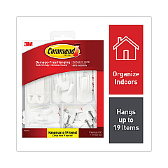 Command General Purpose Hooks, Variety Pack, Assorted Sizes, 54 Pieces/Pack (17231ES)