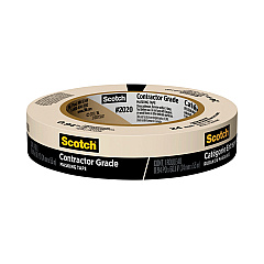 Scotch Commercial-Grade Masking Tape for Production Painting, 3" Core, 0.94" x 60 yds, Natural (20201ABK)