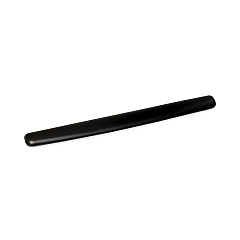 3M Antimicrobial Gel Thin Keyboard Wrist Rest, Extended Length, 25 x 2.5, Black (WR340LE)