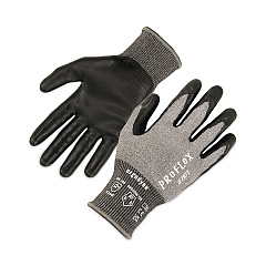 ergodyne ProFlex 7072 ANSI A7 Nitrile-Coated CR Gloves, Gray, Medium, Pair (10313)