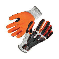 ergodyne ProFlex 922CR Nitrile Coated Cut-Resistant Gloves, Gray, Medium, 96 Pairs/Carton (17583)