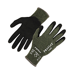 ergodyne ProFlex 7042 ANSI A4 Nitrile-Coated CR Gloves, Green, 2X-Large, 12 Pairs/Pack (10336)