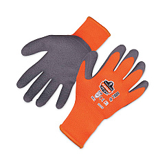 ergodyne ProFlex 7401 Coated Lightweight Winter Gloves, Orange, 2X-Large, Pair (17626)