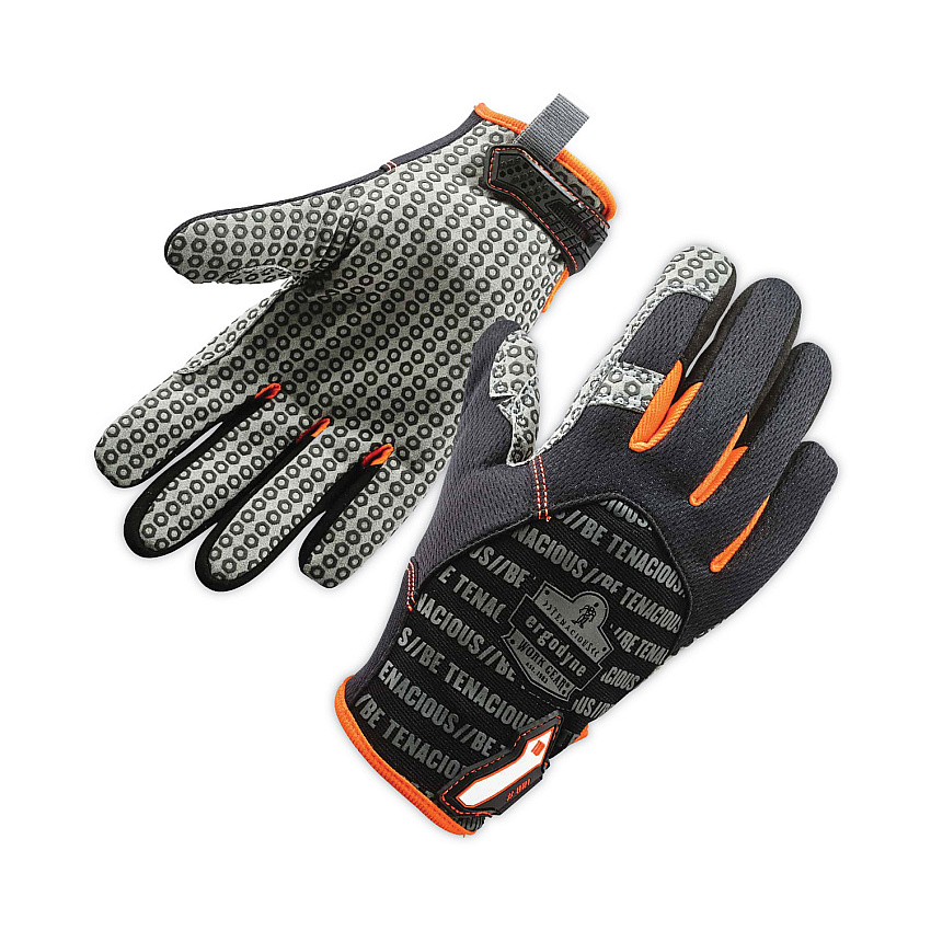 ergodyne ProFlex 821 Smooth Surface Handling Gloves, Black, X-Large, Pair (17235)
