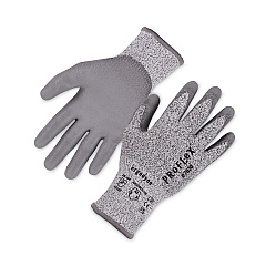 ergodyne ProFlex 7030 ANSI A3 PU Coated CR Gloves, Gray, X-Large, 12 Pairs/Pack (10455)