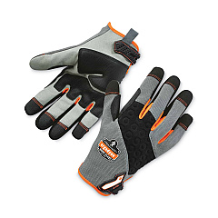 ergodyne ProFlex 710 Heavy-Duty Mechanics Gloves, Gray, 2X-Large, Pair (17046)