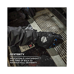 ergodyne ProFlex 814 Thermal Utility Gloves, Black, X-Large, Pair (17335)