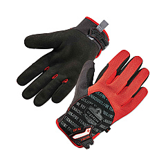 ergodyne ProFlex 812CR6 ANSI A6 Utility and CR Gloves, Black, Small, Pair (17922)