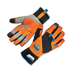 ergodyne ProFlex 818WP Thermal WP Gloves with Tena-Grip, Orange, 2X-Large, Pair (17396)