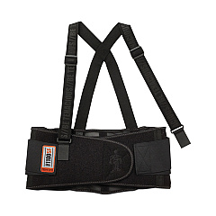 ergodyne ProFlex 1100SF Standard Spandex Back Support Brace, 3X-Large, 46" to 52" Waist, Black (11607)