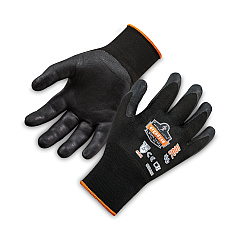 ergodyne ProFlex 7001 Nitrile-Coated Gloves, Black, Large, 144 Pairs/Pack (17854)