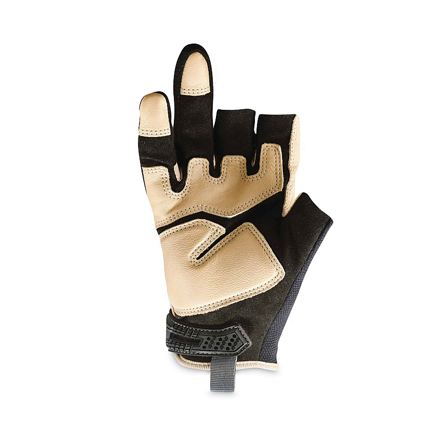 ergodyne ProFlex 720LTR Heavy-Duty Leather-Reinforced Framing Gloves, Black, Medium, Pair (17153)