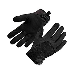 ergodyne ProFlex 812BLK High-Dexterity Black Tactical Gloves, Black, Small, Pair (17572)