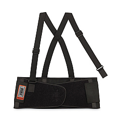 ergodyne ProFlex 1650 Economy Elastic Back Support Brace, 4X-Large, 52" to 58" Waist, Black (11098)