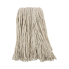 Boardwalk Premium Cut-End Wet Mop Heads, Cotton, 16oz, White, 12/Carton (BWK216CCT)