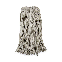 Boardwalk Premium Cut-End Wet Mop Heads, Cotton, 20oz, White, 12/Carton (BWK220CCT)