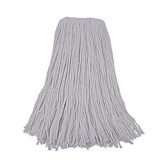 Boardwalk Mop Head, Premium Standard Head, Rayon Fiber, 32oz, White, 12/Carton (BWK232R)