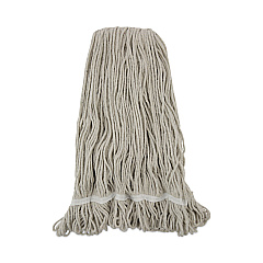 Boardwalk Pro Loop Web/Tailband Wet Mop Head, Cotton, 24oz, White (BWK424CEA)