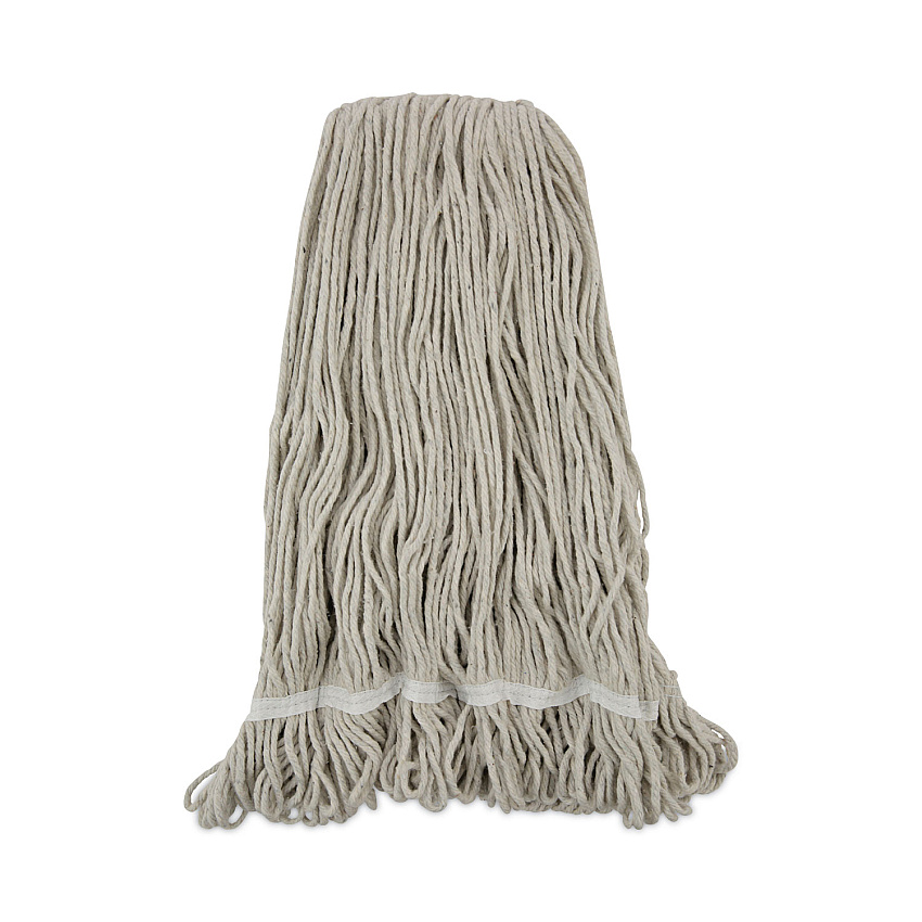 Boardwalk Pro Loop Web/Tailband Wet Mop Head, Cotton, 24oz, White (BWK424CEA)