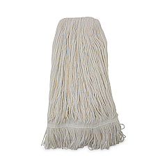 Boardwalk Pro Loop Web/Tailband Wet Mop Head, Rayon, 24oz, White, 12/Carton (BWK424RCT)